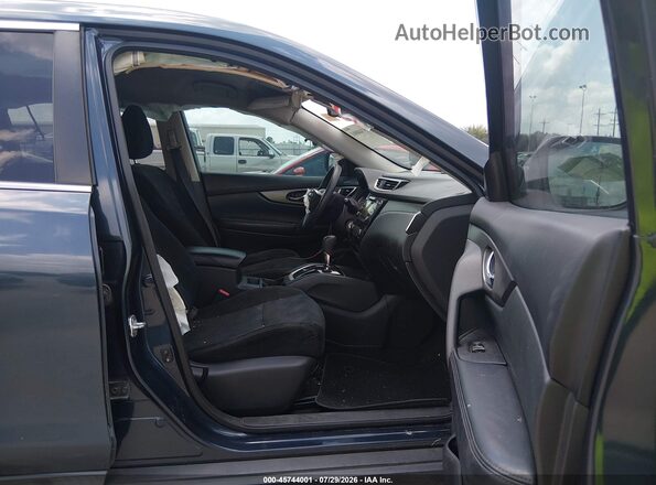5N1AT2MN8GC856762 2016 NISSAN ROGUE Blue წინა სალონის ხედი