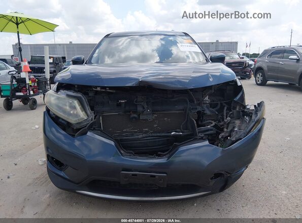 5N1AT2MN8GC856762 2016 NISSAN ROGUE Blue ხელსაწყოთა პანელის ხედი