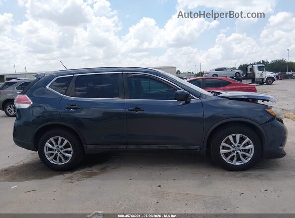 5N1AT2MN8GC856762 2016 NISSAN ROGUE Blue უკანა სალონის ხედი