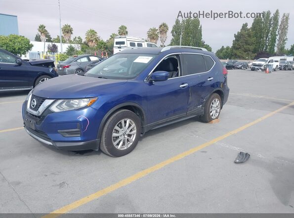 5N1AT2MN8HC730175 2017 NISSAN ROGUE Blue Przód lewy