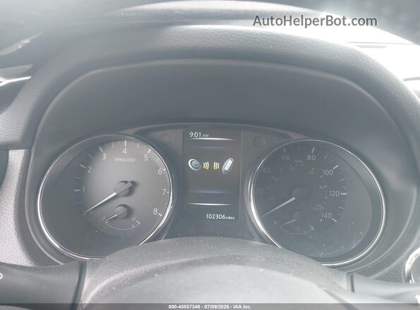 5N1AT2MN8HC730175 2017 NISSAN ROGUE Blue Widok tylnych siedzeń