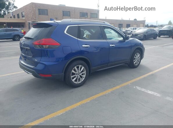 5N1AT2MN8HC730175 2017 NISSAN ROGUE Blue Tył prawy