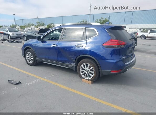 5N1AT2MN8HC730175 2017 NISSAN ROGUE Blue Tył lewy