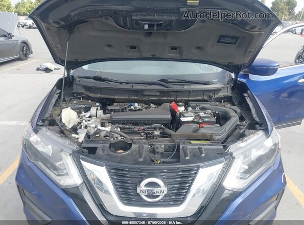 5N1AT2MN8HC730175 2017 NISSAN ROGUE Blue Widok z tyłu