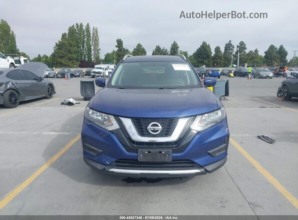 5N1AT2MN8HC730175 2017 NISSAN ROGUE Blue Widok zestawu wskaźników