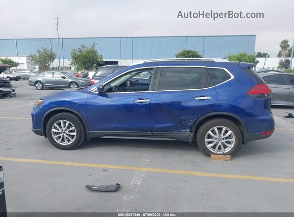 5N1AT2MN8HC730175 2017 NISSAN ROGUE Blue Widok wnętrza 360 stopni
