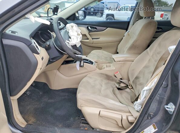 5N1AT2MN9GC924972 2016 NISSAN ROGUE Gray Սալոնի դիմացի տեսք