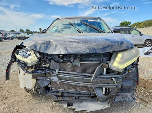 5N1AT2MNXGC814660 2016 NISSAN ROGUE Black Front view
