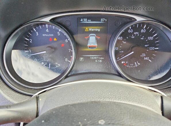 5N1AT2MNXGC814660 2016 NISSAN ROGUE Black Instrument cluster view