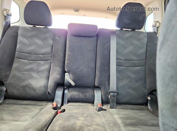 5N1AT2MNXGC814660 2016 NISSAN ROGUE Black Rear seats view