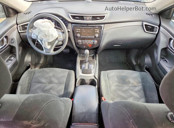 5N1AT2MNXGC814660 2016 NISSAN ROGUE Black Dashboard view