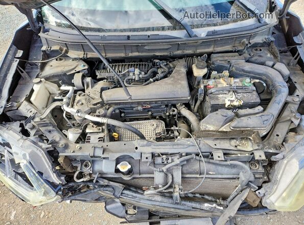 5N1AT2MNXGC814660 2016 NISSAN ROGUE Black Engine compartment view