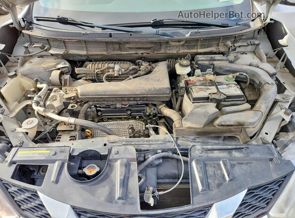 5N1AT2MT0GC754211 2016 NISSAN ROGUE Silver Engine compartment view