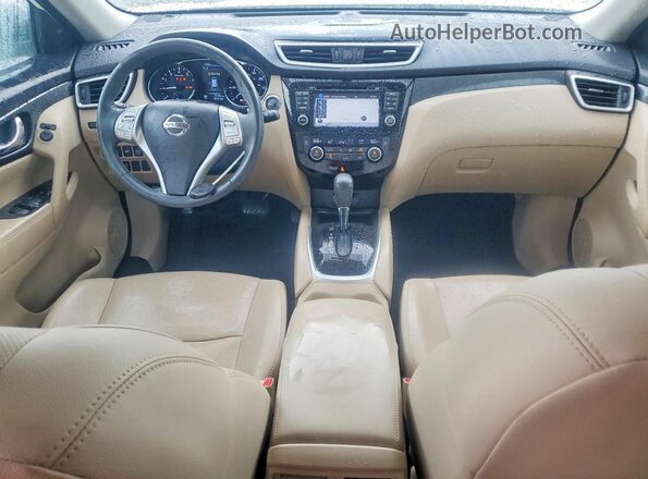 5N1AT2MT0GC802953 2016 NISSAN ROGUE White Առջևի վահանակի տեսք