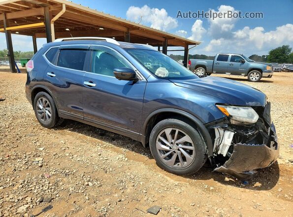 5N1AT2MT0GC805870 2016 NISSAN ROGUE Blue Front right