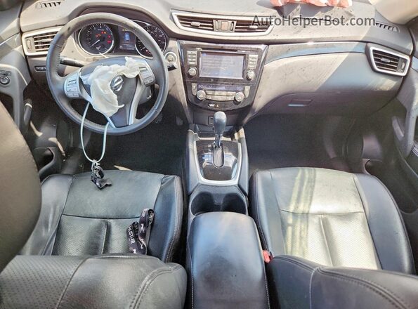 5N1AT2MT0GC805870 2016 NISSAN ROGUE Blue Dashboard view