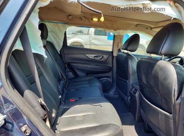 5N1AT2MT0GC805870 2016 NISSAN ROGUE Blue Rear interior view