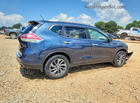 5N1AT2MT0GC805870 2016 NISSAN ROGUE Blue Rear right