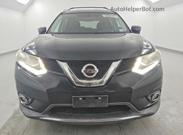 5N1AT2MT0GC853465 2016 NISSAN ROGUE Black Вид спереду