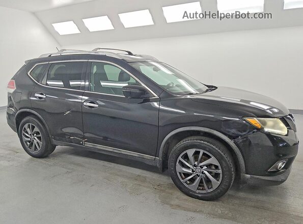5N1AT2MT0GC853465 2016 NISSAN ROGUE Black Передня права чверть