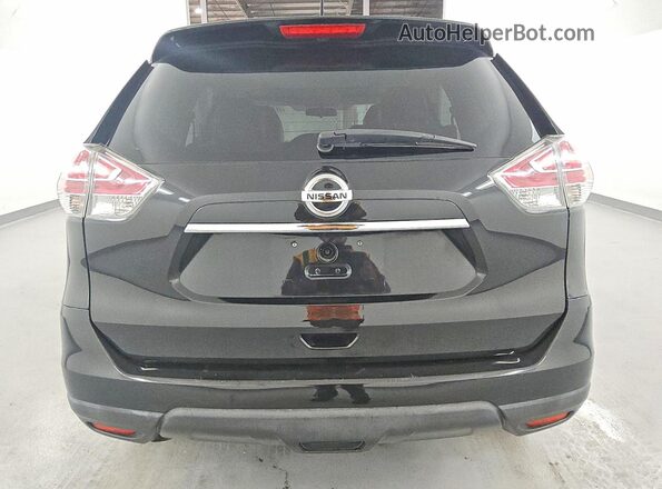 5N1AT2MT0GC853465 2016 NISSAN ROGUE Black Вид ззаду