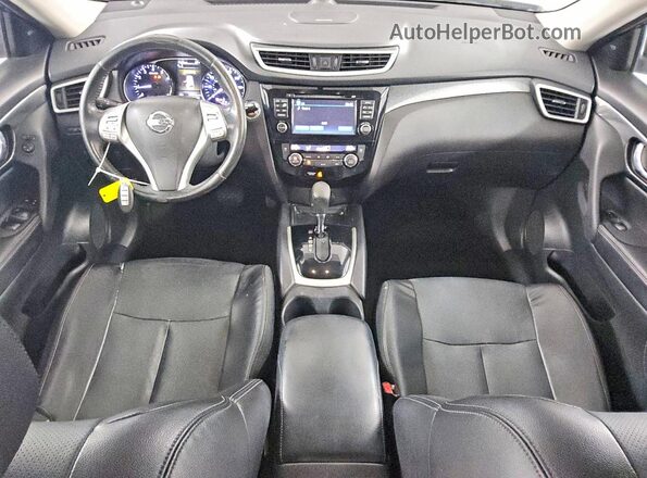 5N1AT2MT0GC853465 2016 NISSAN ROGUE Black Вид панелі приладів