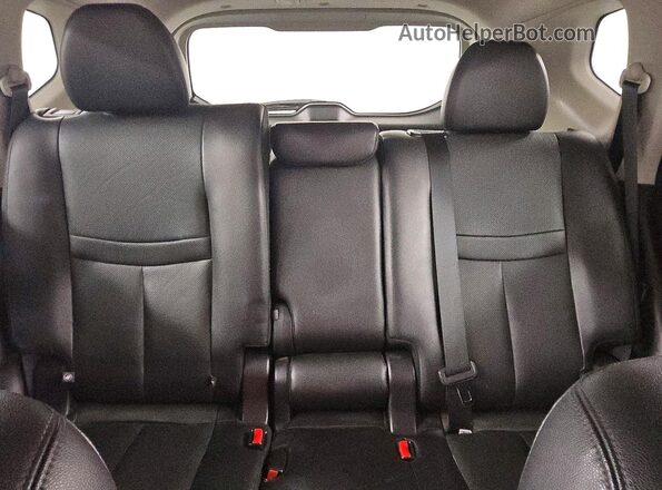 5N1AT2MT0GC853465 2016 NISSAN ROGUE Black Вид задніх сидінь