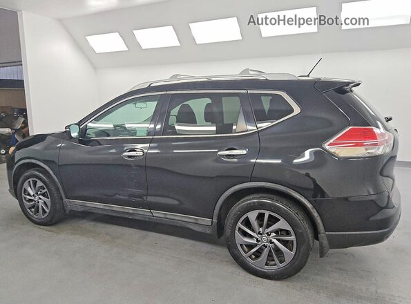 5N1AT2MT0GC853465 2016 NISSAN ROGUE Black Задня ліва чверть