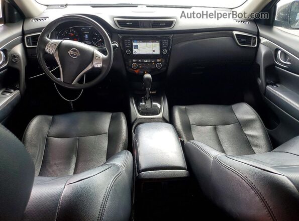 5N1AT2MT0GC859539 2016 NISSAN ROGUE Silver Առջևի վահանակի տեսք