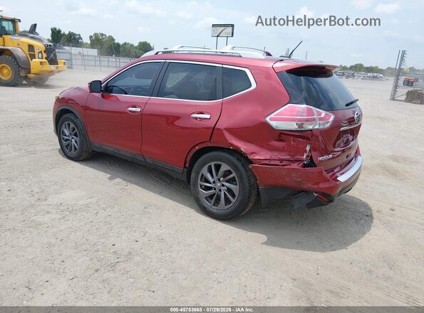 5N1AT2MT0GC872985 2016 NISSAN ROGUE Red უკანა მარცხენა