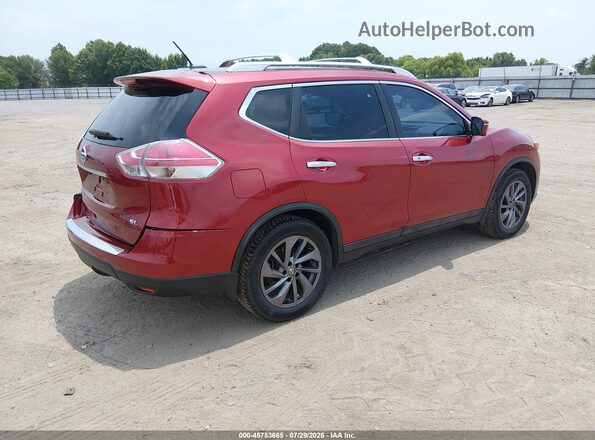 5N1AT2MT0GC872985 2016 NISSAN ROGUE Red უკანა მარჯვენა
