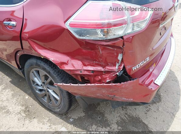 5N1AT2MT0GC872985 2016 NISSAN ROGUE Red წინა ხედი