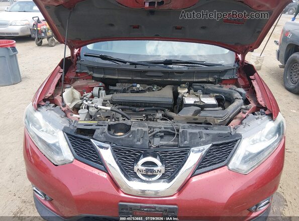 5N1AT2MT0GC872985 2016 NISSAN ROGUE Red უკანა ხედი