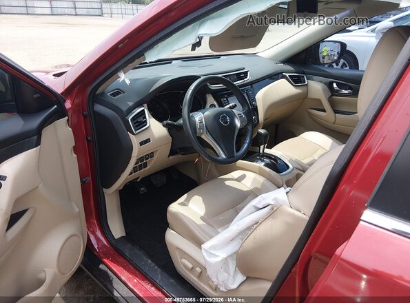 5N1AT2MT0GC872985 2016 NISSAN ROGUE Red 