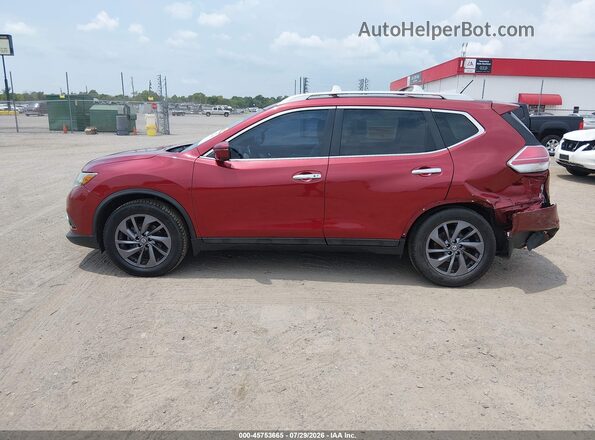 5N1AT2MT0GC872985 2016 NISSAN ROGUE Red სალონის 360-გრადუსიანი ხედი