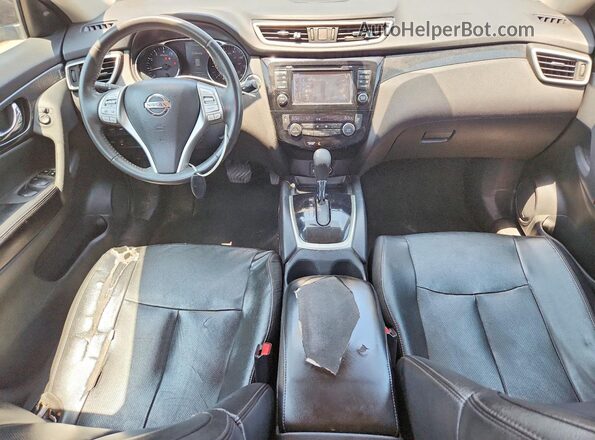5N1AT2MT0GC874056 2016 NISSAN ROGUE Black წინა პანელის ხედი