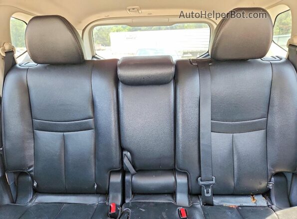 5N1AT2MT0GC874056 2016 NISSAN ROGUE Black უკანა სავარძლების ხედი
