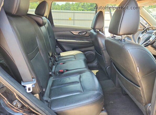 5N1AT2MT0GC874056 2016 NISSAN ROGUE Black უკანა სალონის ხედი