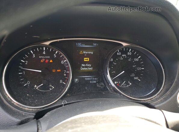 5N1AT2MT0GC912885 2016 NISSAN ROGUE White Instrument cluster view