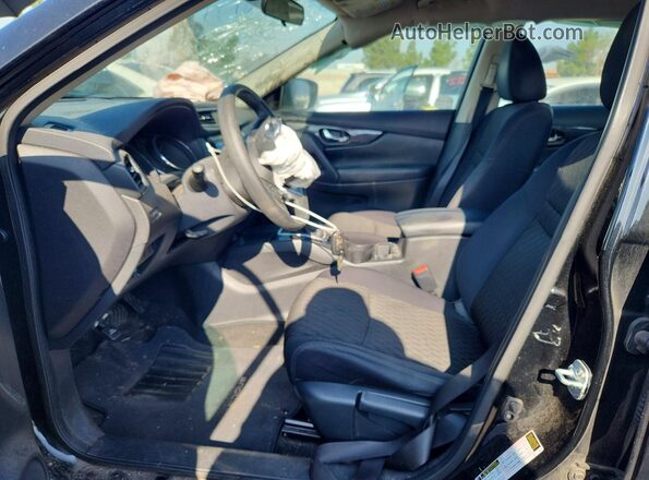 5N1AT2MT0HC738284 2017 NISSAN ROGUE Black წინა სალონის ხედი