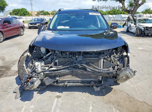 5N1AT2MT0HC757448 2017 NISSAN ROGUE Black Դիմացի տեսք