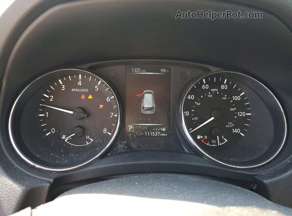 5N1AT2MT0HC757448 2017 NISSAN ROGUE Black Սարքավորումների վահանակի տեսք