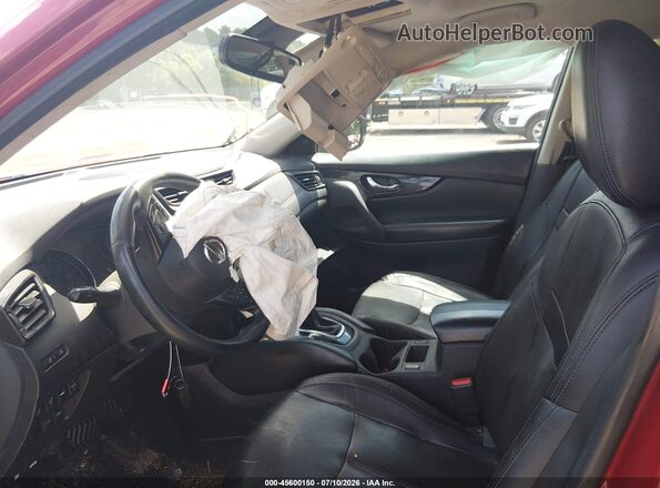 5N1AT2MT0HC799408 2017 NISSAN ROGUE Red Vista interior delantera