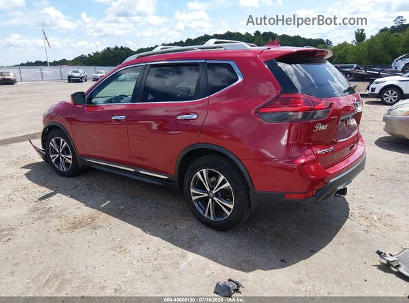5N1AT2MT0HC799408 2017 NISSAN ROGUE Red Trasero izquierdo
