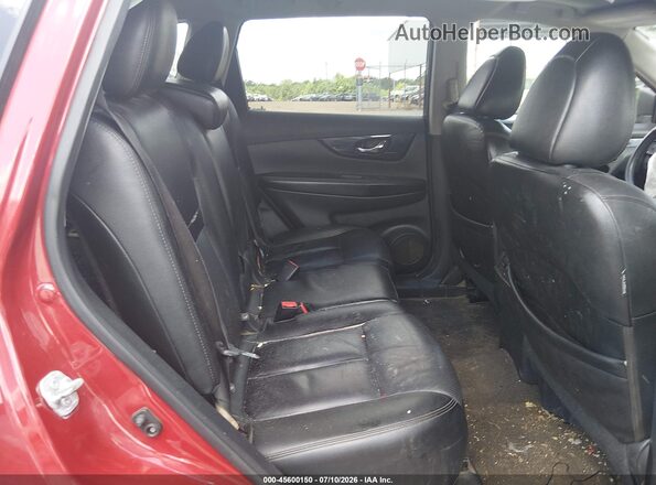 5N1AT2MT0HC799408 2017 NISSAN ROGUE Red Vista de la etiqueta del VIN