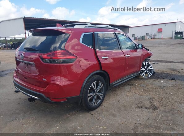 5N1AT2MT0HC799408 2017 NISSAN ROGUE Red Trasero derecho