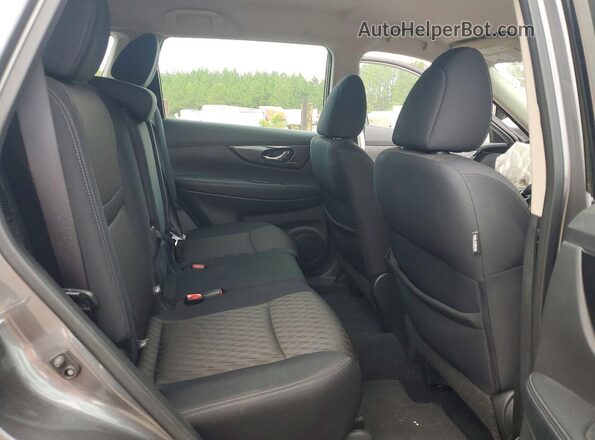 5N1AT2MT0HC810732 2017 NISSAN ROGUE Gray უკანა სავარძლების ხედი