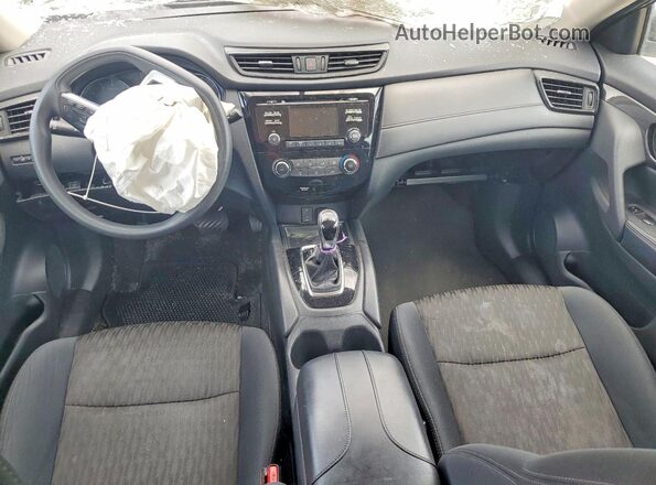 5N1AT2MT0HC810732 2017 NISSAN ROGUE Gray წინა პანელის ხედი