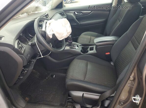 5N1AT2MT0HC810732 2017 NISSAN ROGUE Gray წინა სალონის ხედი