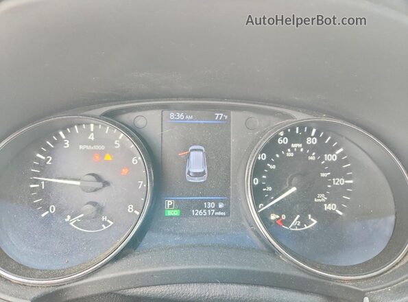 5N1AT2MT0JC752398 2018 NISSAN ROGUE Gray Вид щитка приладів